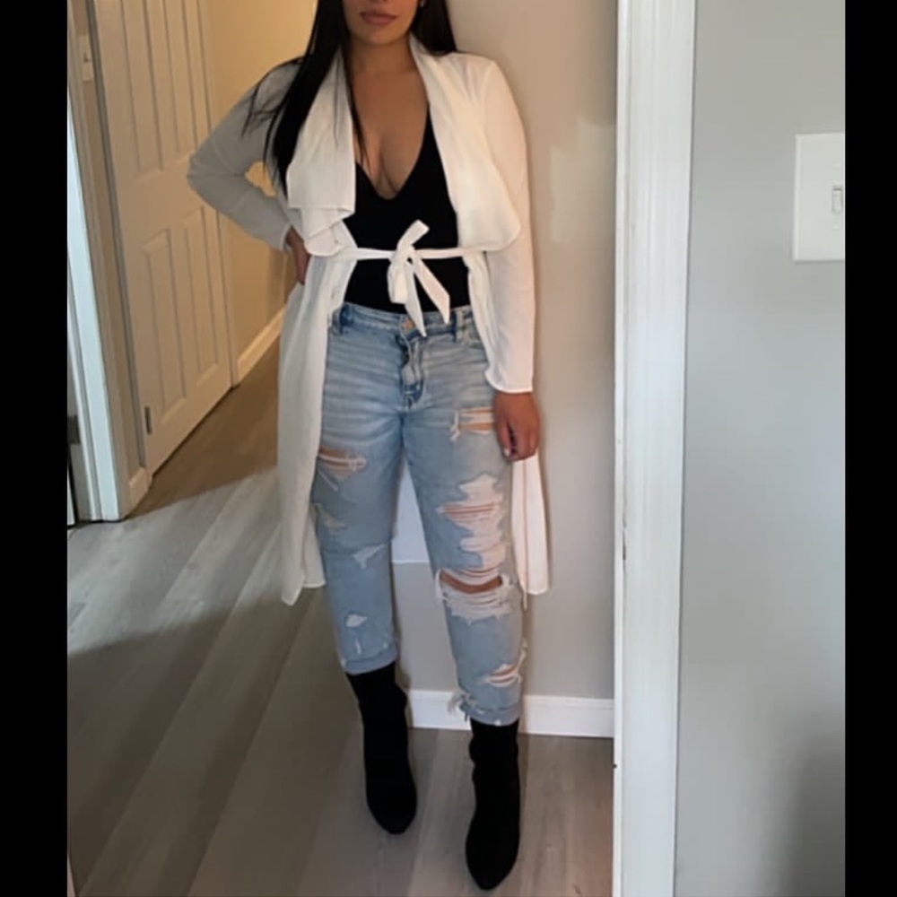 3/$30 Business casual coat- Off-white